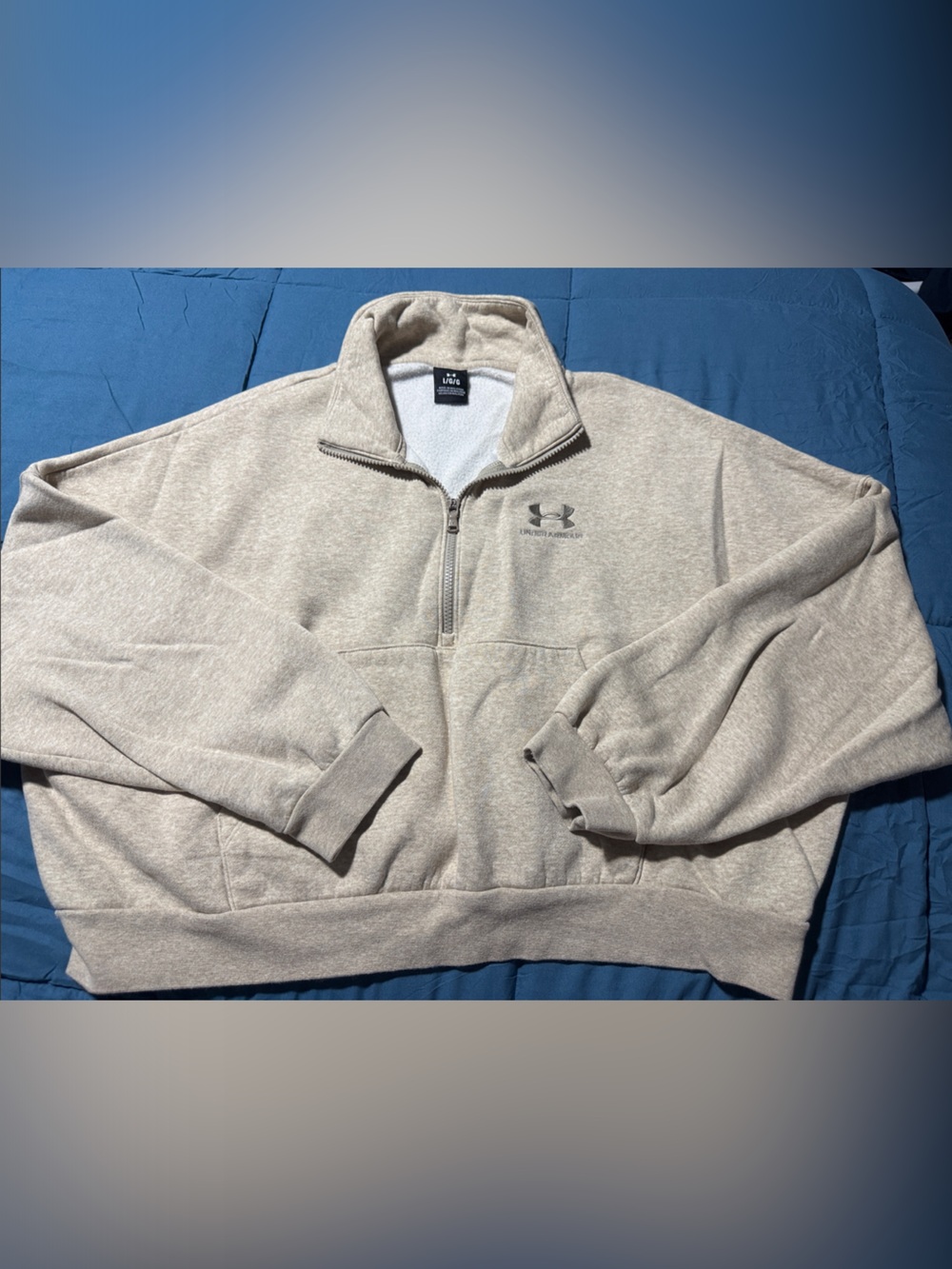 Under Armour Women’s Half-Zip Pullover - Light Beige